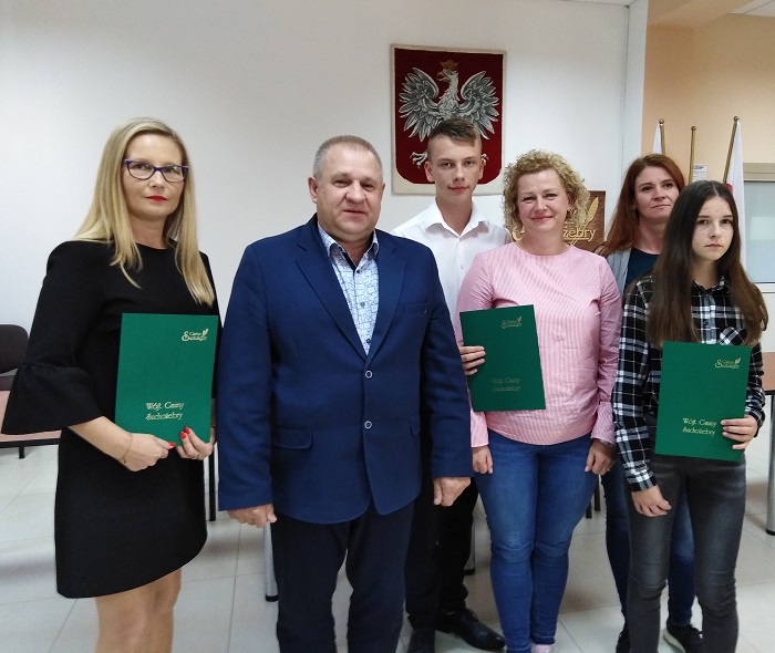 zdjęcie z wręczenia nagród sportowych