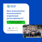 Zapraszamy do udziału w spisie powszechnym mazowieckich organizacji.