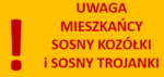 Ogłoszenie o zebraniu w sprawie budowy kanalizacji sanitarnej w miejscowościach Sosna-Kozółki i Sosna-Trojanki